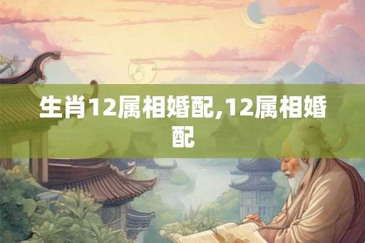 生肖12属相婚配,12属相婚配