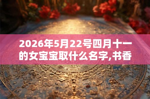2026年5月22号四月十一的女宝宝取什么名字,书香气质