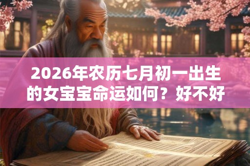 2026年农历七月初一出生的女宝宝命运如何？好不好？
