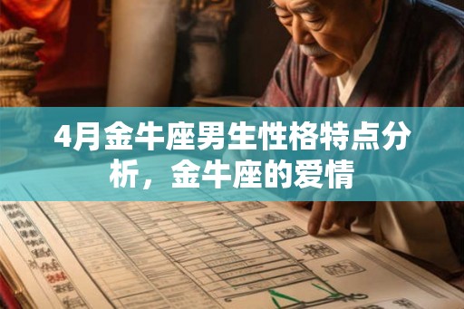 4月金牛座男生性格特点分析,金牛座的爱情 4月金牛座男生性格特点分析,金牛座的爱情