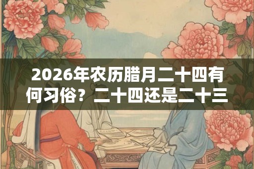 2026年农历腊月二十四有何习俗?二十四还是二十三小年? 2026年农历腊月二十四有何习俗?二十四还是二十三小年?