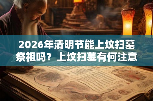 2026年清明节能上坟扫墓祭祖吗？上坟扫墓有何注意事项？
