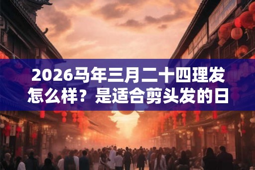 2026马年三月二十四理发怎么样？是适合剪头发的日子吗？