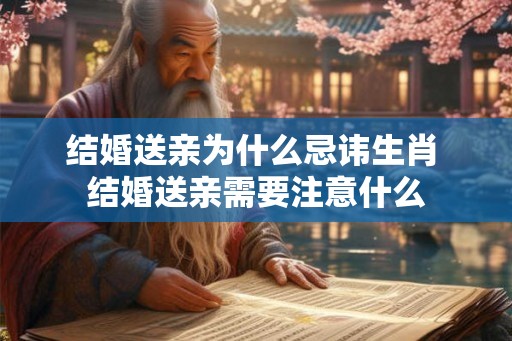 结婚送亲为什么忌讳生肖 结婚送亲需要注意什么