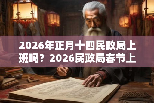 2026年正月十四民政局上班吗？2026民政局春节上班时间