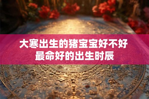 大寒出生的猪宝宝好不好 最命好的出生时辰