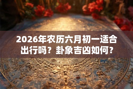 2026年农历六月初一适合出行吗？卦象吉凶如何？