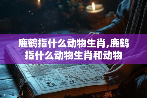 鹿鹤指什么动物生肖,鹿鹤指什么动物生肖和动物