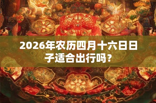 2026年农历四月十六日日子适合出行吗？