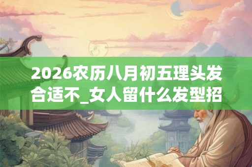 2026农历八月初五理头发合适不_女人留什么发型招财