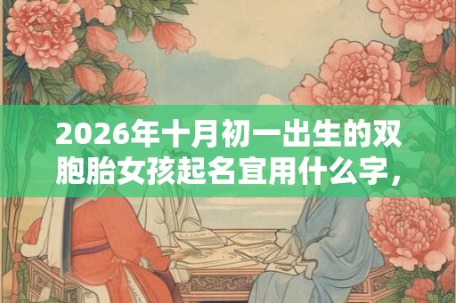 2026年十月初一出生的双胞胎女孩起名宜用什么字,五行属什么 2026年十月初一出生的双胞胎女孩起名宜用什么字,五行属什么