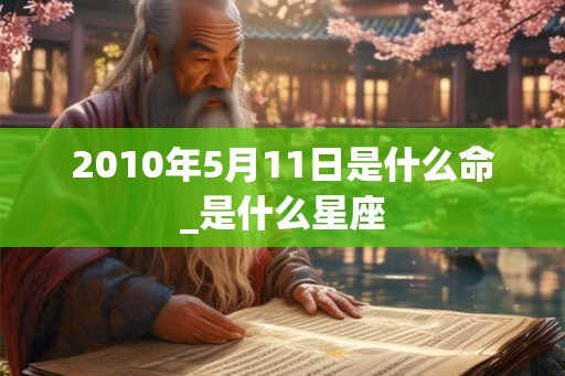 2010年5月11日是什么命_是什么星座