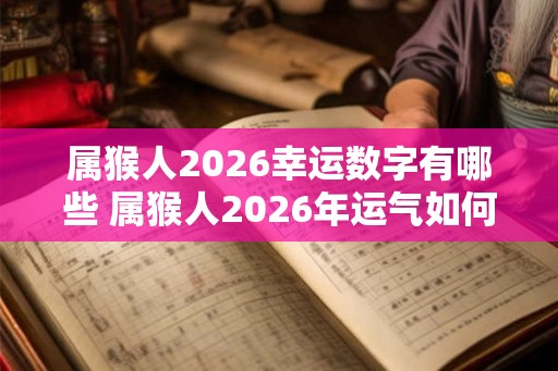 属猴人2026幸运数字有哪些 属猴人2026年运气如何