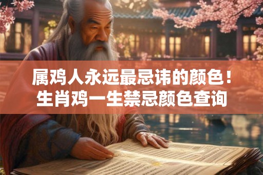 属鸡人永远最忌讳的颜色！生肖鸡一生禁忌颜色查询