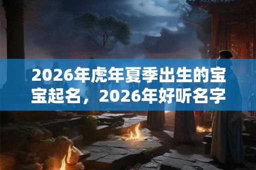 2026年虎年夏季出生的宝宝起名，2026年好听名字