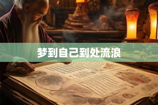 梦到自己到处流浪