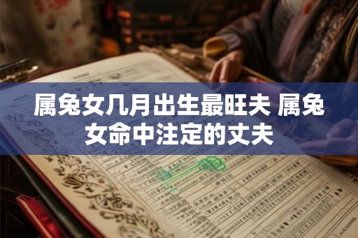 属兔女几月出生最旺夫 属兔女命中注定的丈夫