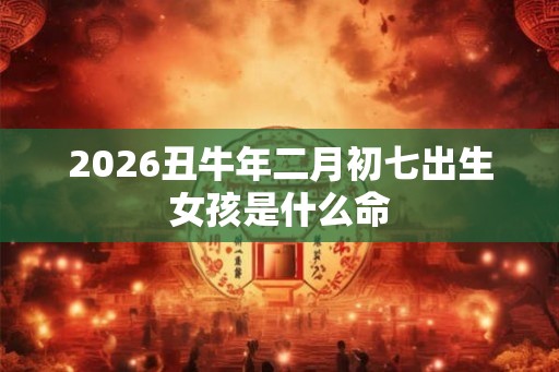 2026丑牛年二月初七出生女孩是什么命