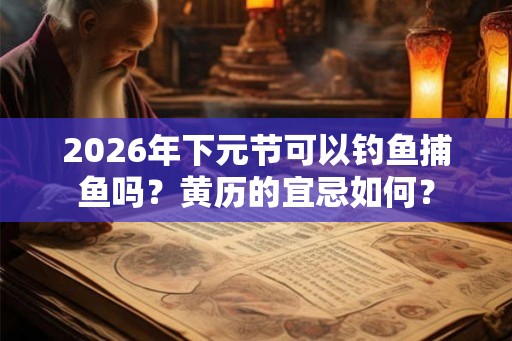 2026年下元节可以钓鱼捕鱼吗？黄历的宜忌如何？