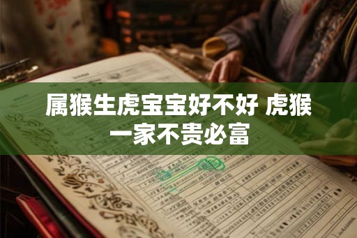 属猴生虎宝宝好不好 虎猴一家不贵必富