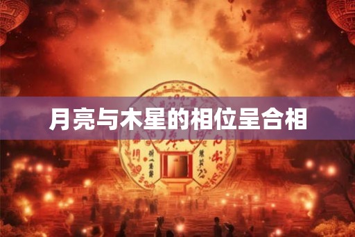 月亮与木星的相位呈合相
