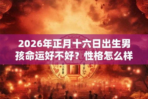 2026年正月十六日出生男孩命运好不好？性格怎么样？