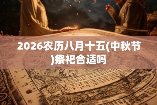 2026农历八月十五(中秋节)祭祀合适吗