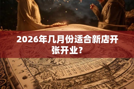 2026年几月份适合新店开张开业？