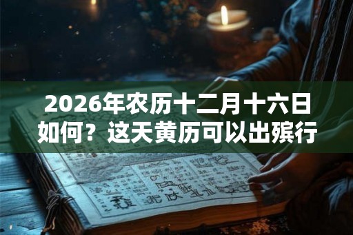 2026年农历十二月十六日如何？这天黄历可以出殡行丧吗？