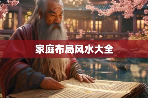 家庭布局风水大全