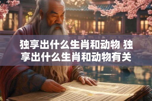 独享出什么生肖和动物 独享出什么生肖和动物有关