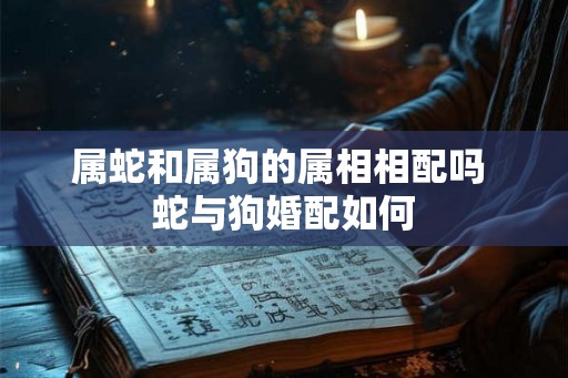 属蛇和属狗的属相相配吗 蛇与狗婚配如何