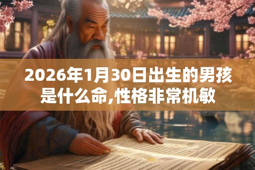 2026年1月30日出生的男孩是什么命,性格非常机敏 2026年1月30日出生的男孩是什么命,性格非常机敏