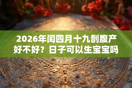 2026年闰四月十九剖腹产好不好？日子可以生宝宝吗？