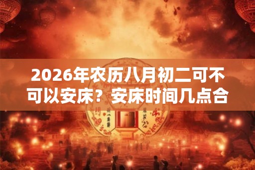 2026年农历八月初二可不可以安床？安床时间几点合适？