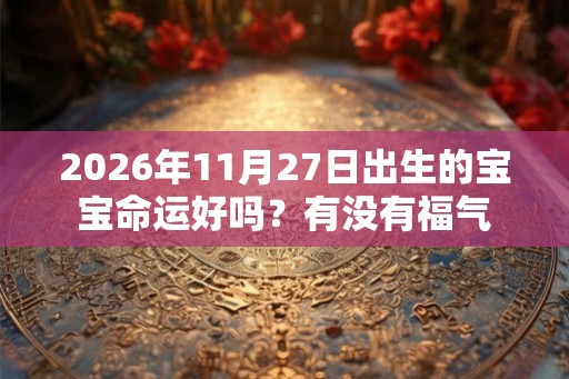 2026年11月27日出生的宝宝命运好吗?有没有福气 2026年11月27日出生的宝宝命运好吗?有没有福气