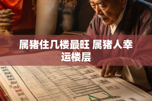 属猪住几楼最旺 属猪人幸运楼层