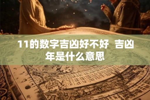 11的数字吉凶好不好  吉凶年是什么意思