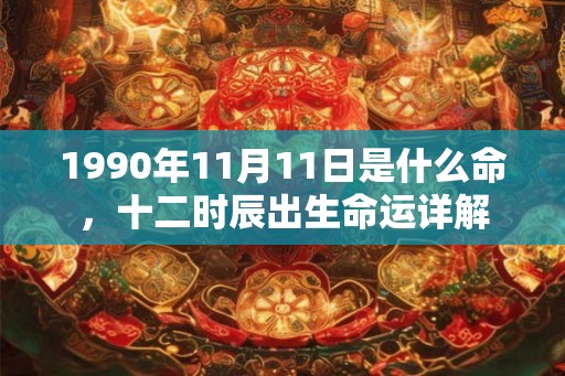 1990年11月11日是什么命，十二时辰出生命运详解