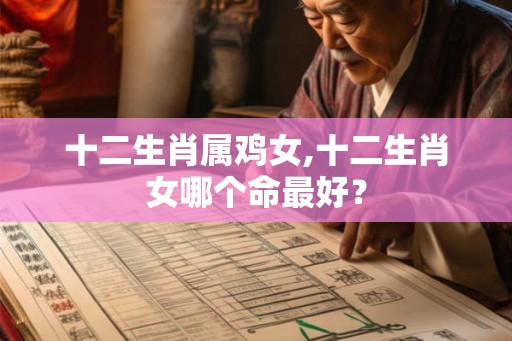 十二生肖属鸡女,十二生肖女哪个命最好？