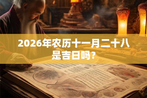 2026年农历十一月二十八是吉日吗？