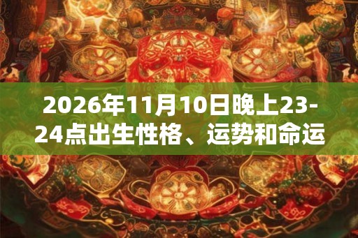 2026年11月10日晚上23-24点出生性格、运势和命运 2026年11月10日晚上23-24点出生性格、运势和命运