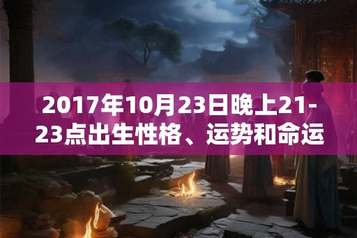 2017年10月23日晚上21-23点出生性格、运势和命运