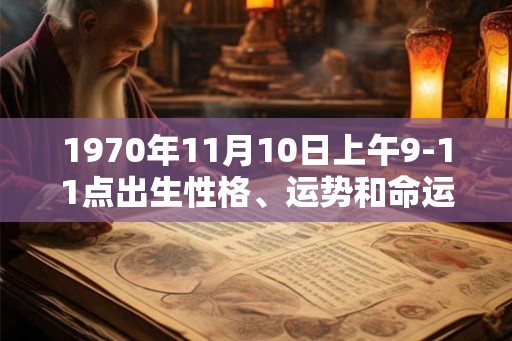 1970年11月10日上午9-11点出生性格、运势和命运