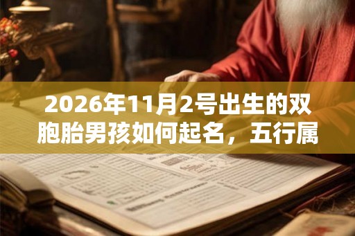 2026年11月2号出生的双胞胎男孩如何起名,五行属什么 2026年11月2号出生的双胞胎男孩如何起名,五行属什么