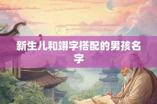 新生儿和翊字搭配的男孩名字