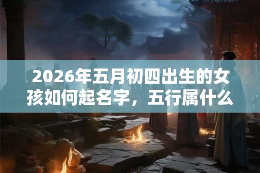 2026年五月初四出生的女孩如何起名字，五行属什么