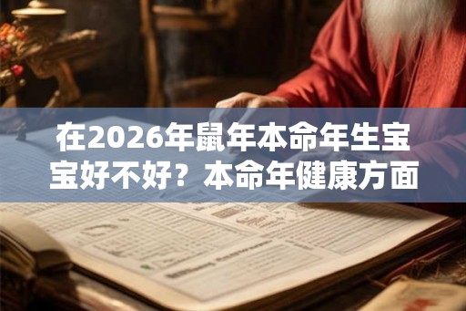 在2026年鼠年本命年生宝宝好不好？本命年健康方面要注意什么？