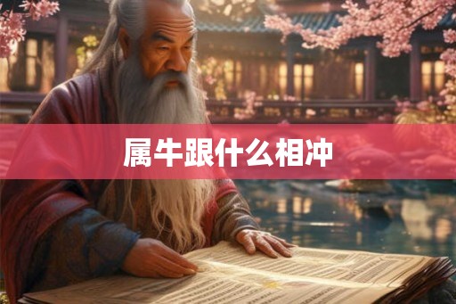 属牛跟什么相冲