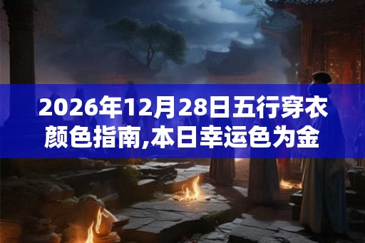 2026年12月28日五行穿衣颜色指南,本日幸运色为金 2026年12月28日五行穿衣颜色指南,本日幸运色为金